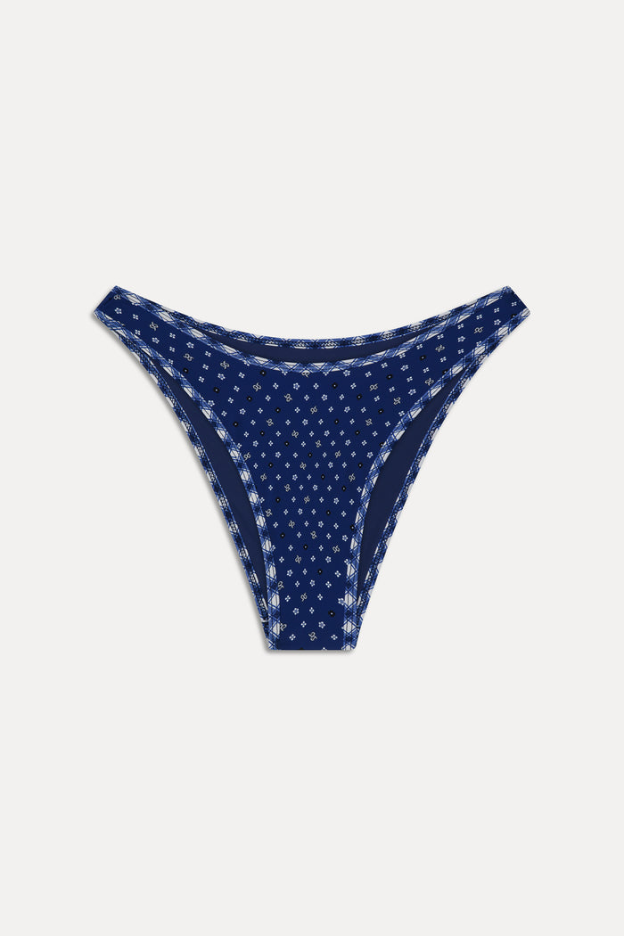 Presley High Waisted Bikini Bottom - Starry Night
