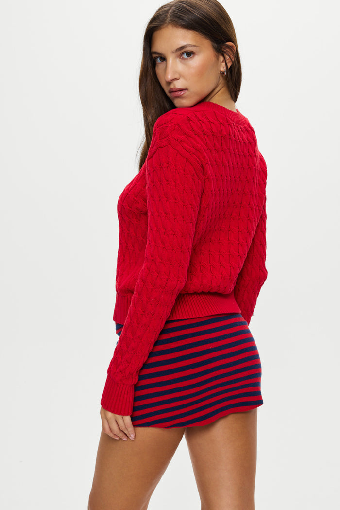 Prince Cable Knit Sweater - Heartstrings