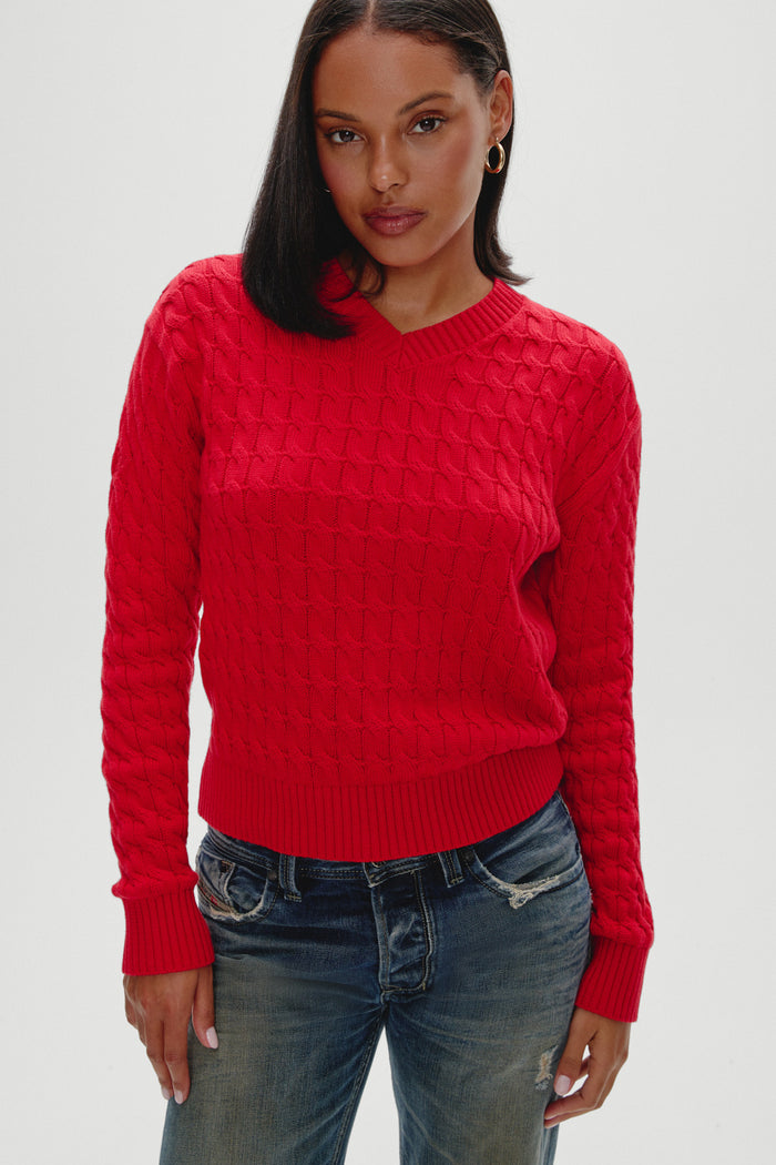 Prince Cable Knit Sweater - Heartstrings
