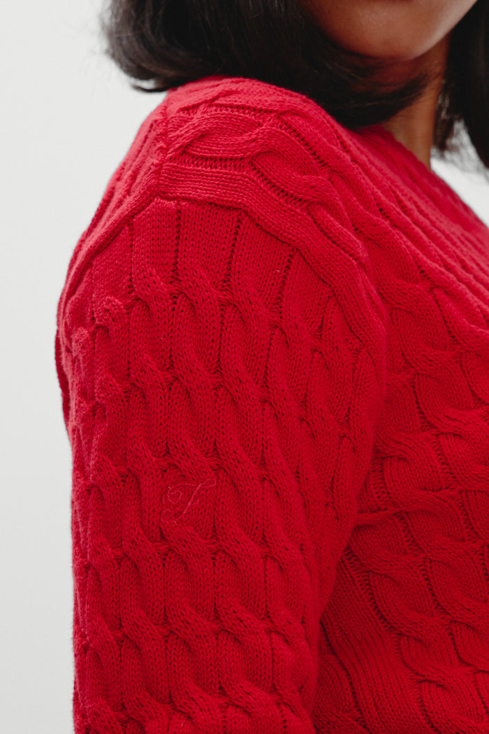 Prince Cable Knit Sweater - Heartstrings