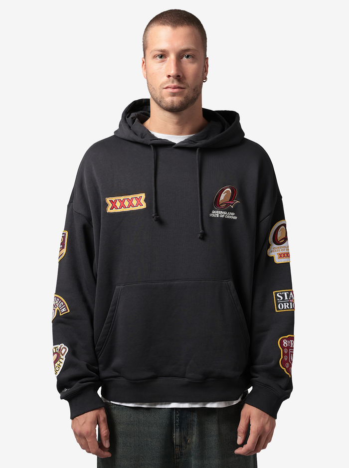 Queensland Maroons Boxy Hoodie