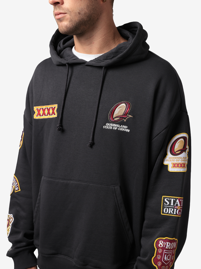 Queensland Maroons Boxy Hoodie