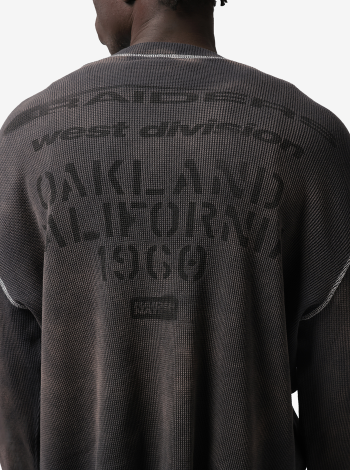 Raiders Stencil Waffle Long Sleeve