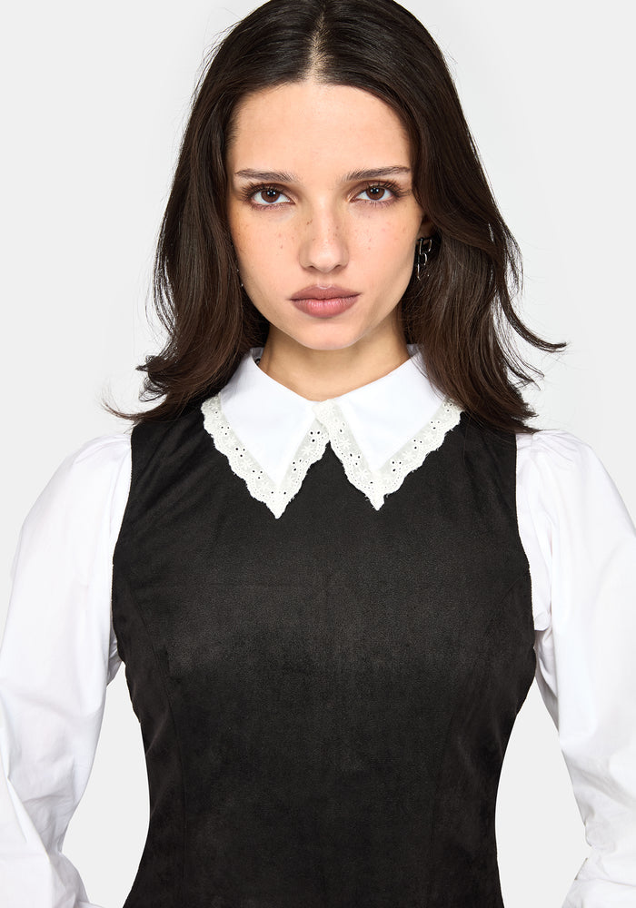 Rasque Suedette Embroidered Strap Midaxi Dress