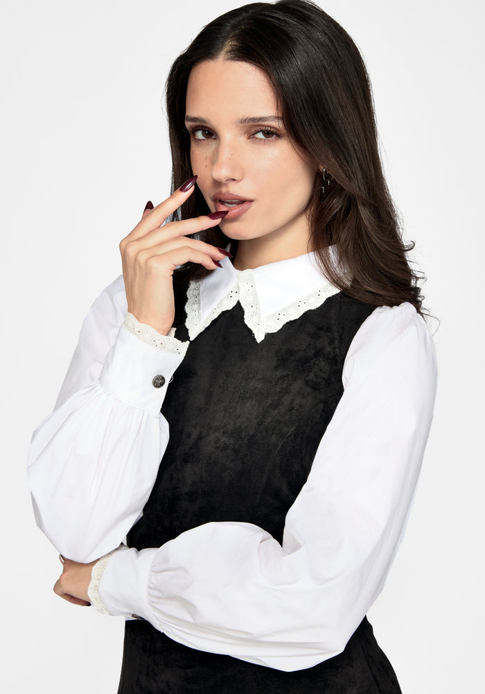 Rasque Suedette Embroidered Strap Midaxi Dress