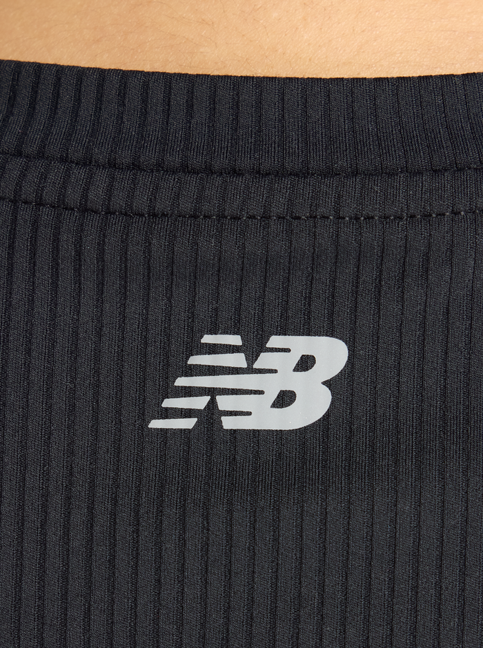 Ribbed Fitted T-Shirt