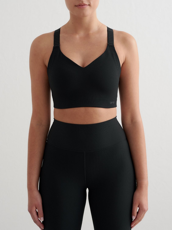 Ribbed Performance Support Bra