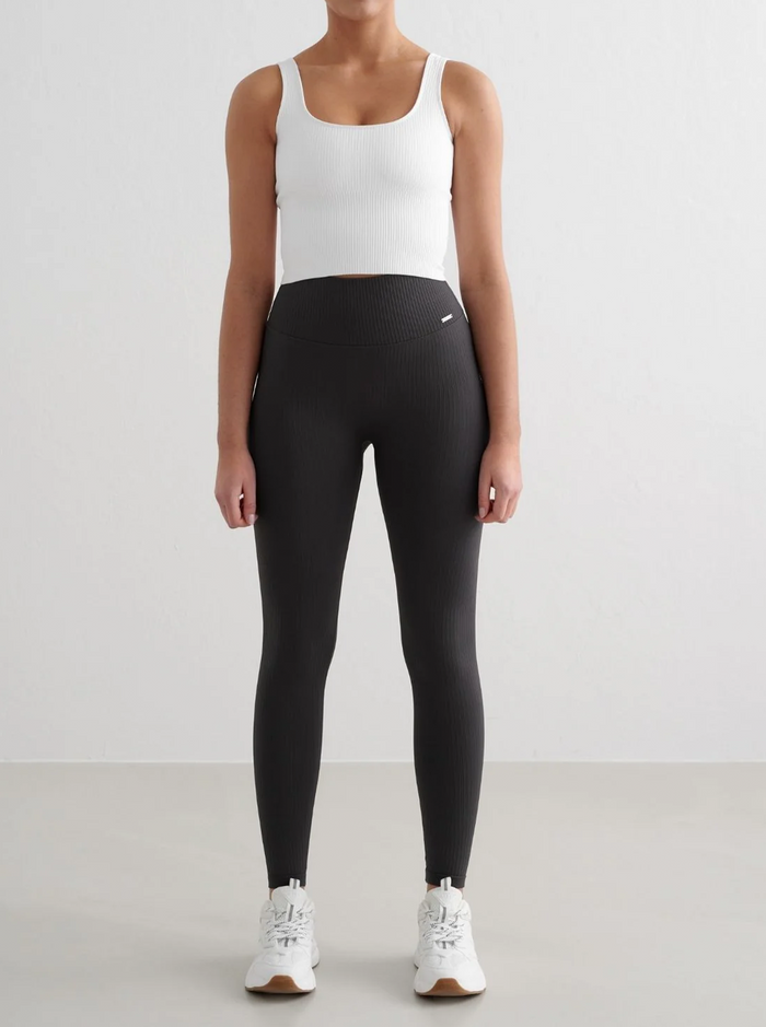 Ribbed Seamless Shaping Bralette in White