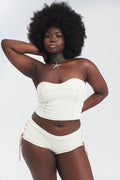 Rodeo Strapless Bikini Top Sandstorm