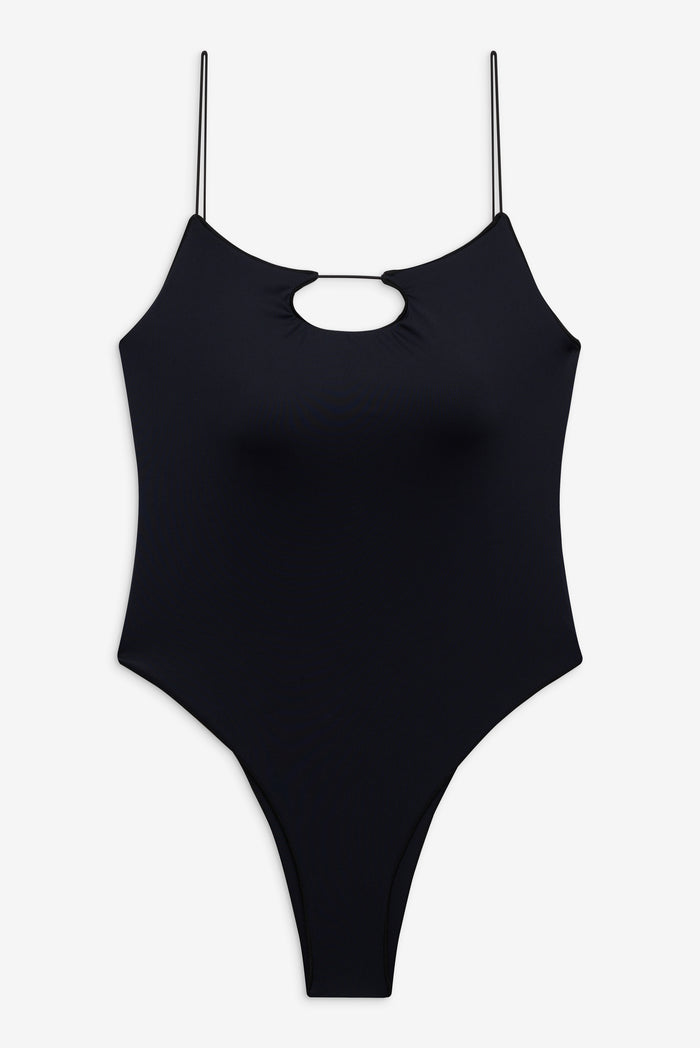 Rutherford Cheeky One Piece Swimsuit Black