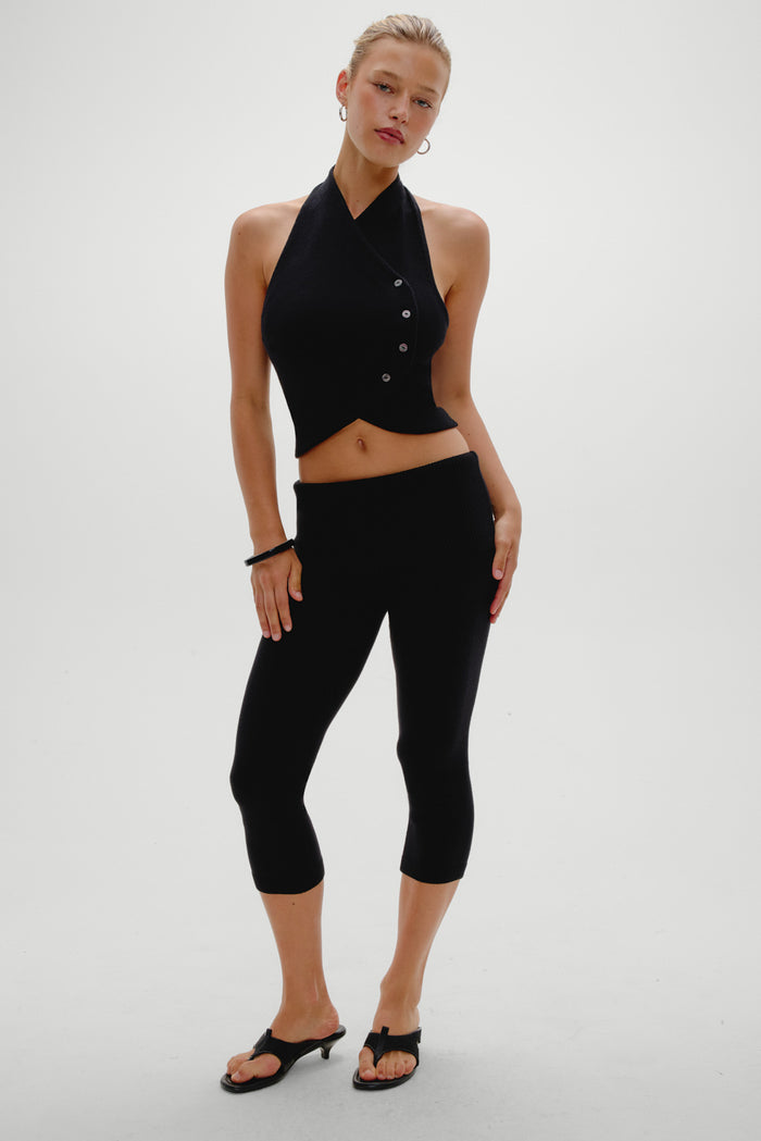 Ryder Halter Top - Black