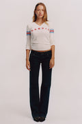 School Girl Pointelle Tee - Book Club