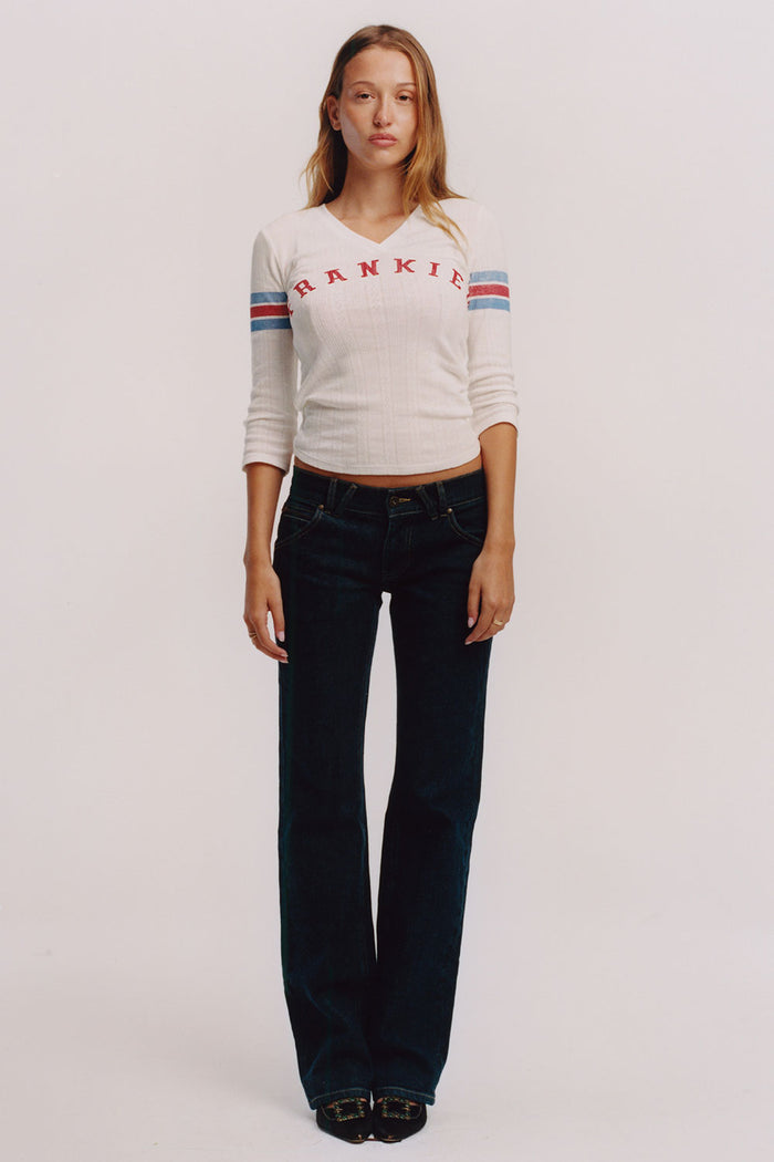 School Girl Pointelle Tee - Book Club