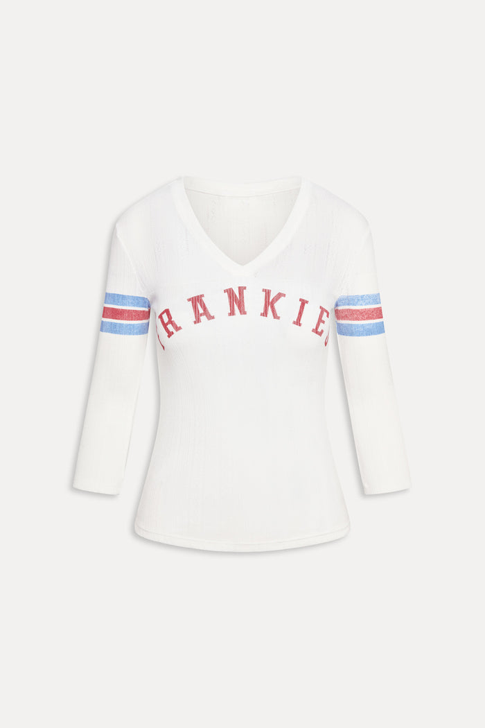 School Girl Pointelle Tee - Book Club