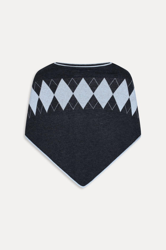 Scout Knit Poncho - Stone