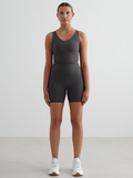 Sense Midi Biker Shorts in Shadow Grey