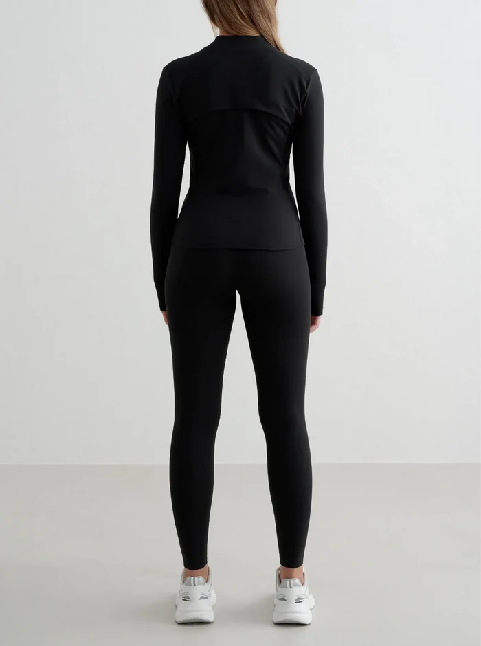 Sense Zip Jacket in Black