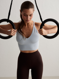 Shape Seamless Cross Back Bralette in Aura