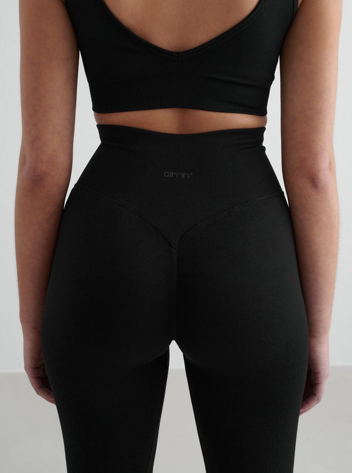 Shape Seamless Tights in Black