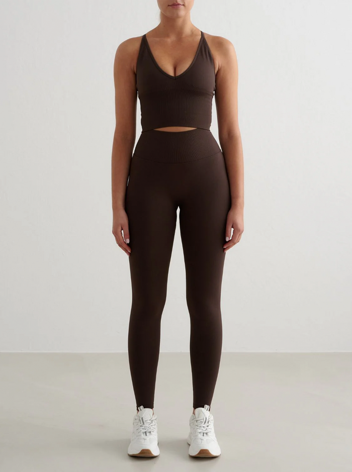 Shape Seamless Tights in Chocolate