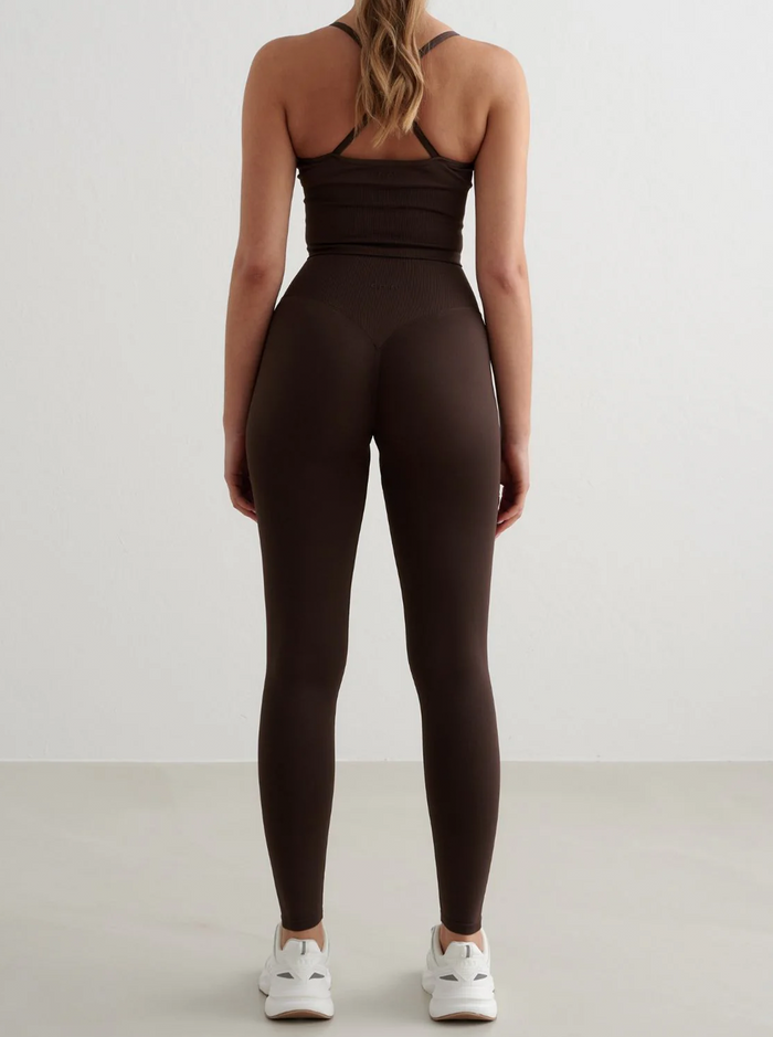 Shape Seamless Tights in Chocolate