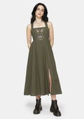 Siora Folklore Embroidered Midi Dress
