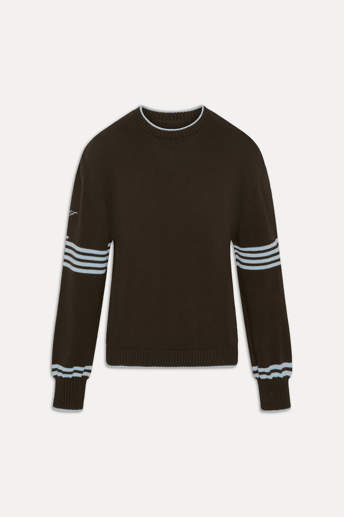 Sloane Oversized Knit Sweater - Chocolate Brown