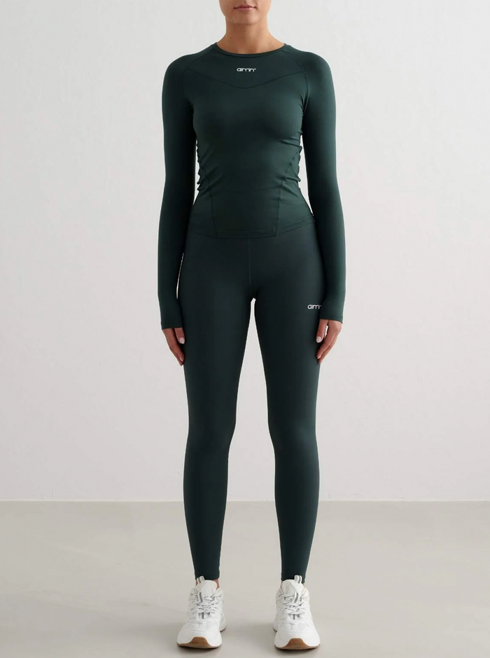 Soft Basic Long Sleeve in Deep Emerald