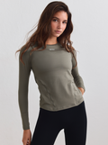 Soft Basic Long Sleeve in Ivy