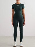 Soft Basic Short Sleeve in Deep Emerald