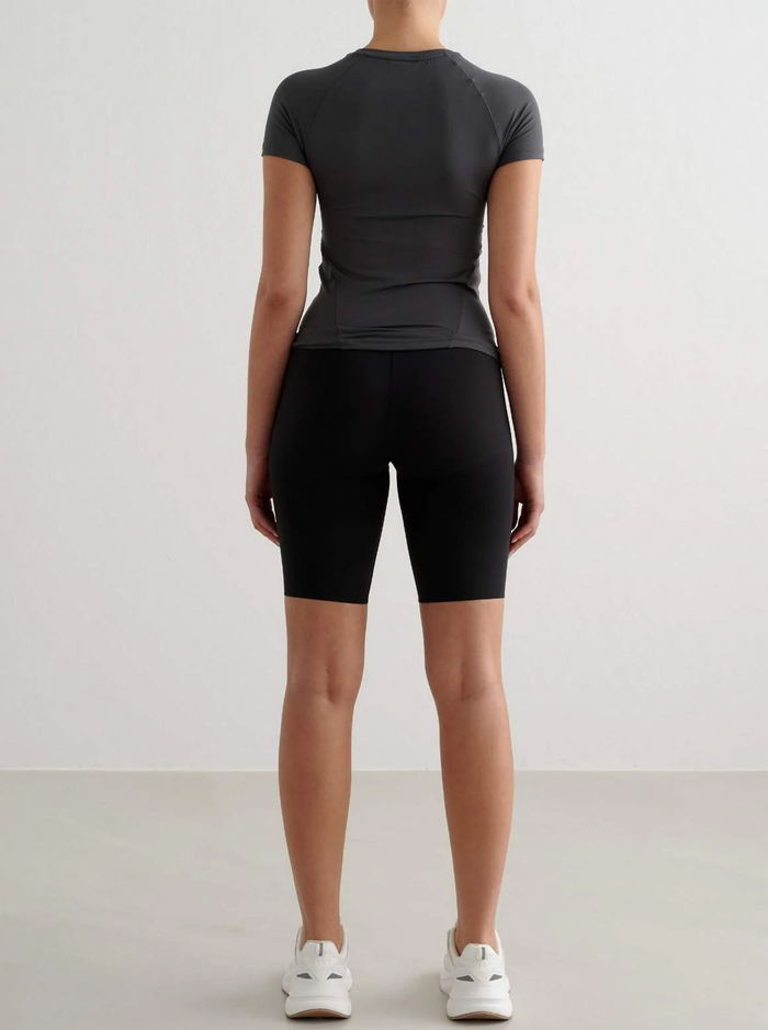 Soft Basic Short Sleeve in Shadow Grey