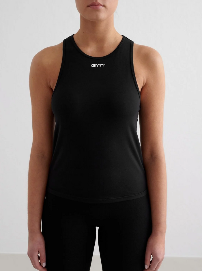 Soft Basic Singlet in Black