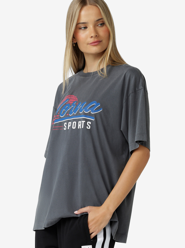 Sports Club Washed Boyfriend T-Shirt