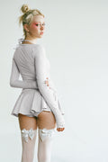 Star Low Rise Skort Icy Gray
