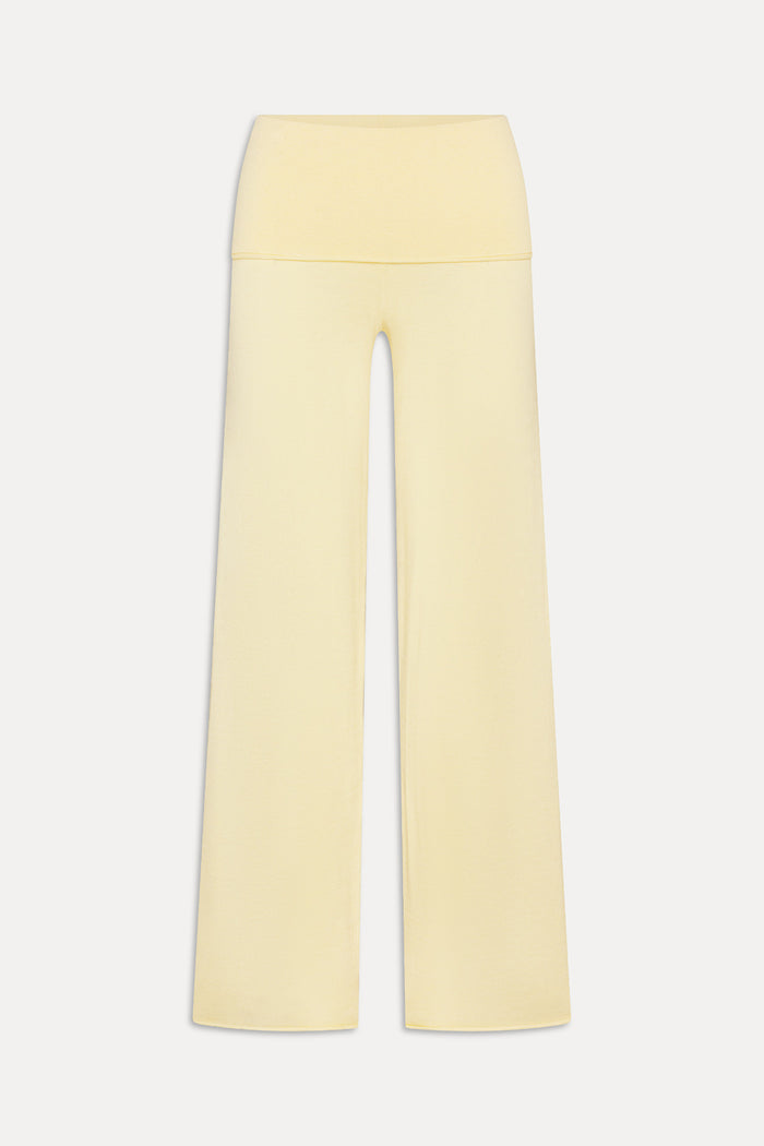 Storm Knit Pants - Buttercream