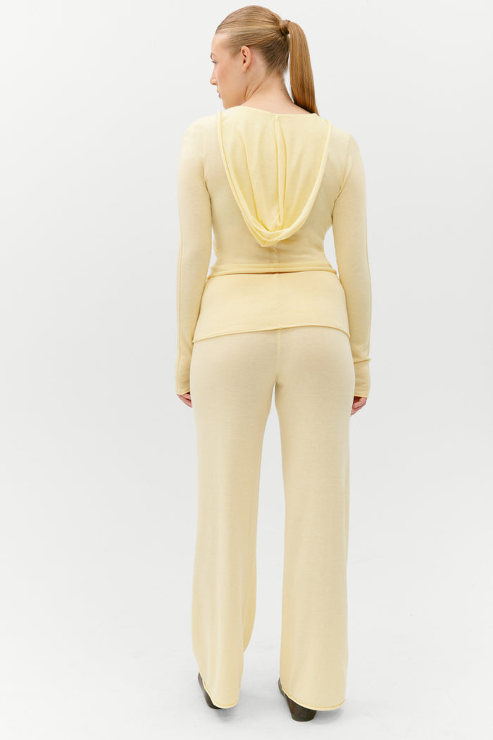 Storm Knit Pants - Buttercream