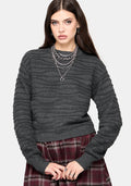 Stormi Wave Stripe Knit Sweater