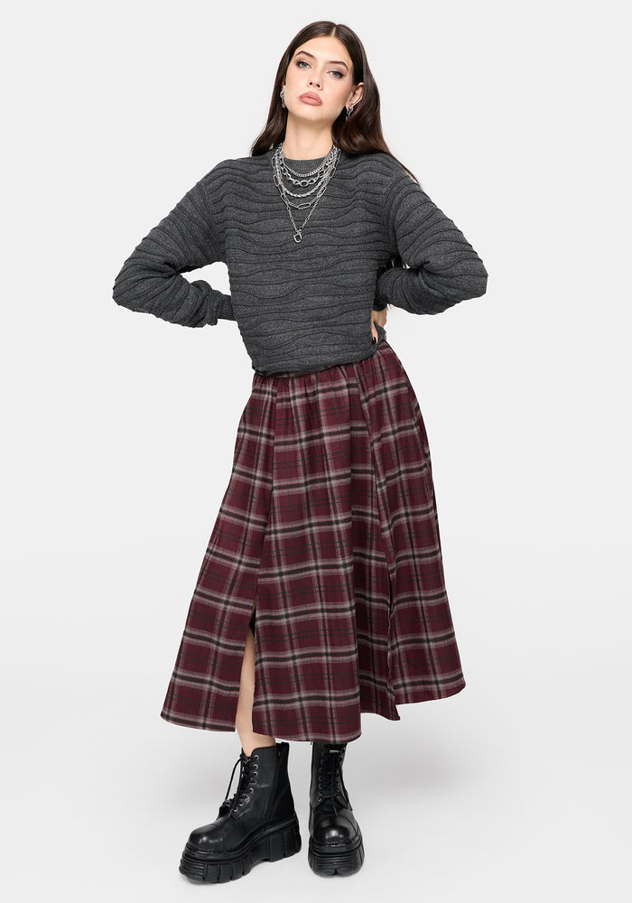 Stormi Wave Stripe Knit Sweater