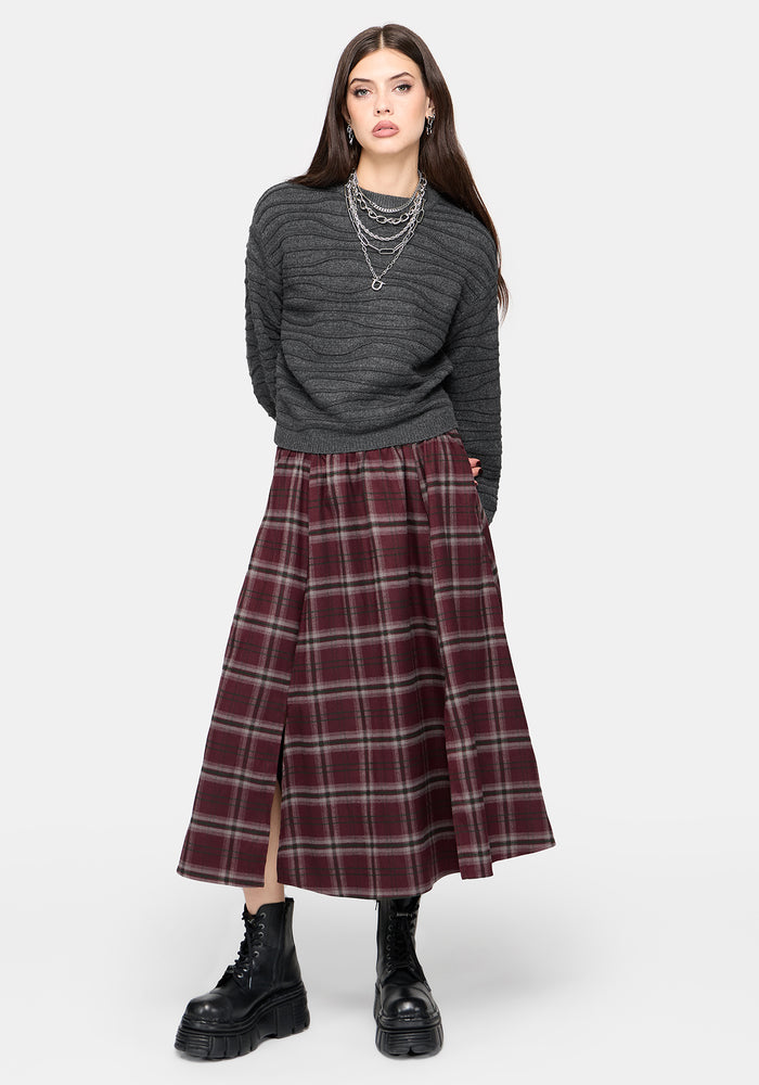 Stormi Wave Stripe Knit Sweater