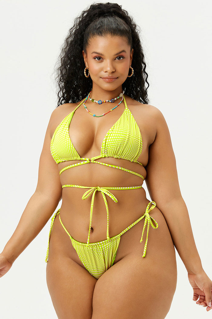 Tatum Yuma Triangle Wrap Bikini Top Extended