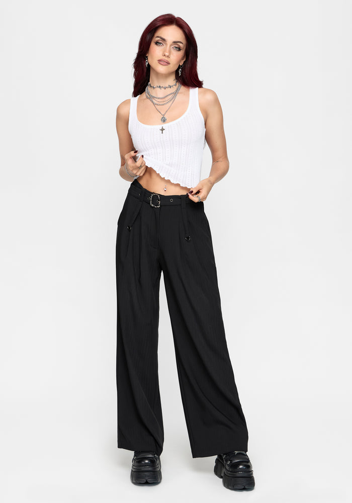 Thalia Tailored Wide Leg Trousers