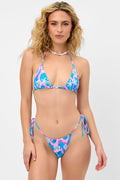Tia Mesh Triangle Bikini Top Tropic Love