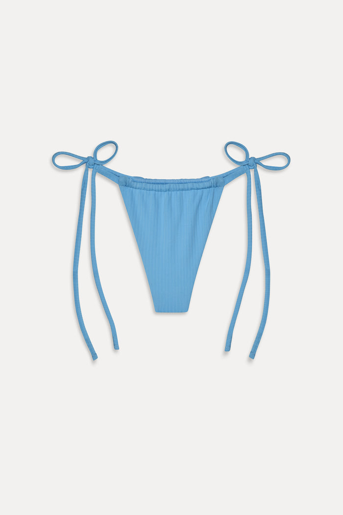 Tia Skimpy String Bikini Bottom - Capri Sky