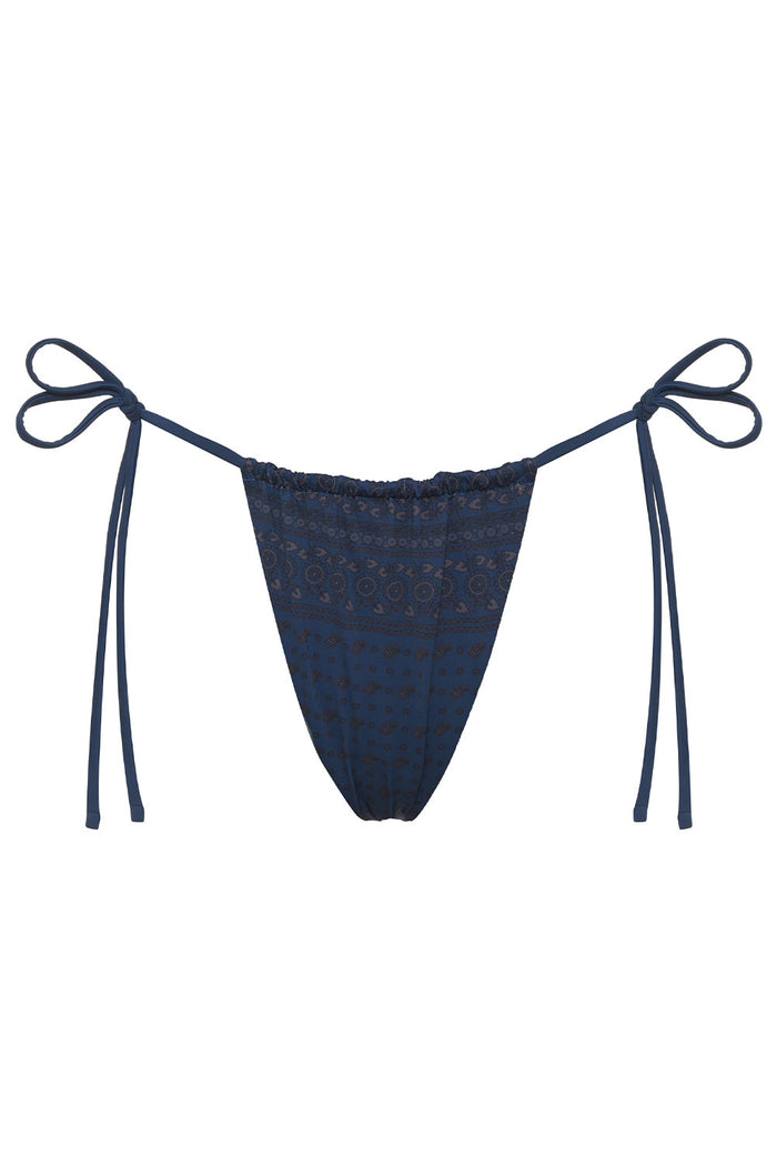 Tia String Bikini Bottom Indigo Dusk