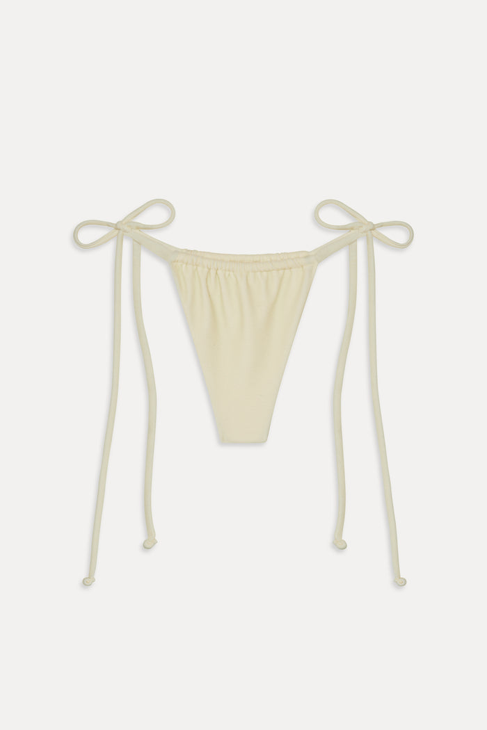 Tia Skimpy String Bikini Bottom - Lemon