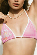 Tia Terry Crop Top Malibu High