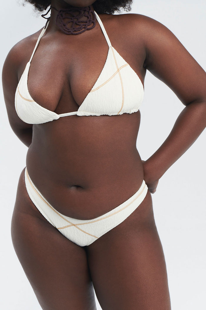 Tia Triangle Bikini Top Sandstorm