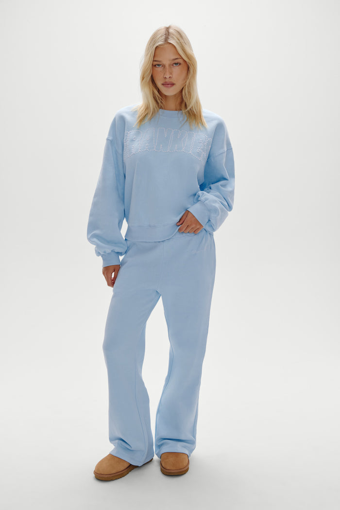 Travel Day Cotton Crewneck - Morning