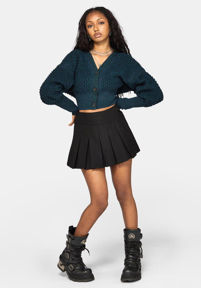 Valene Dragon Scales Knit Cardigan