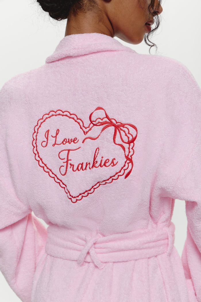 Valentine Terry Robe - Bouquet Pink